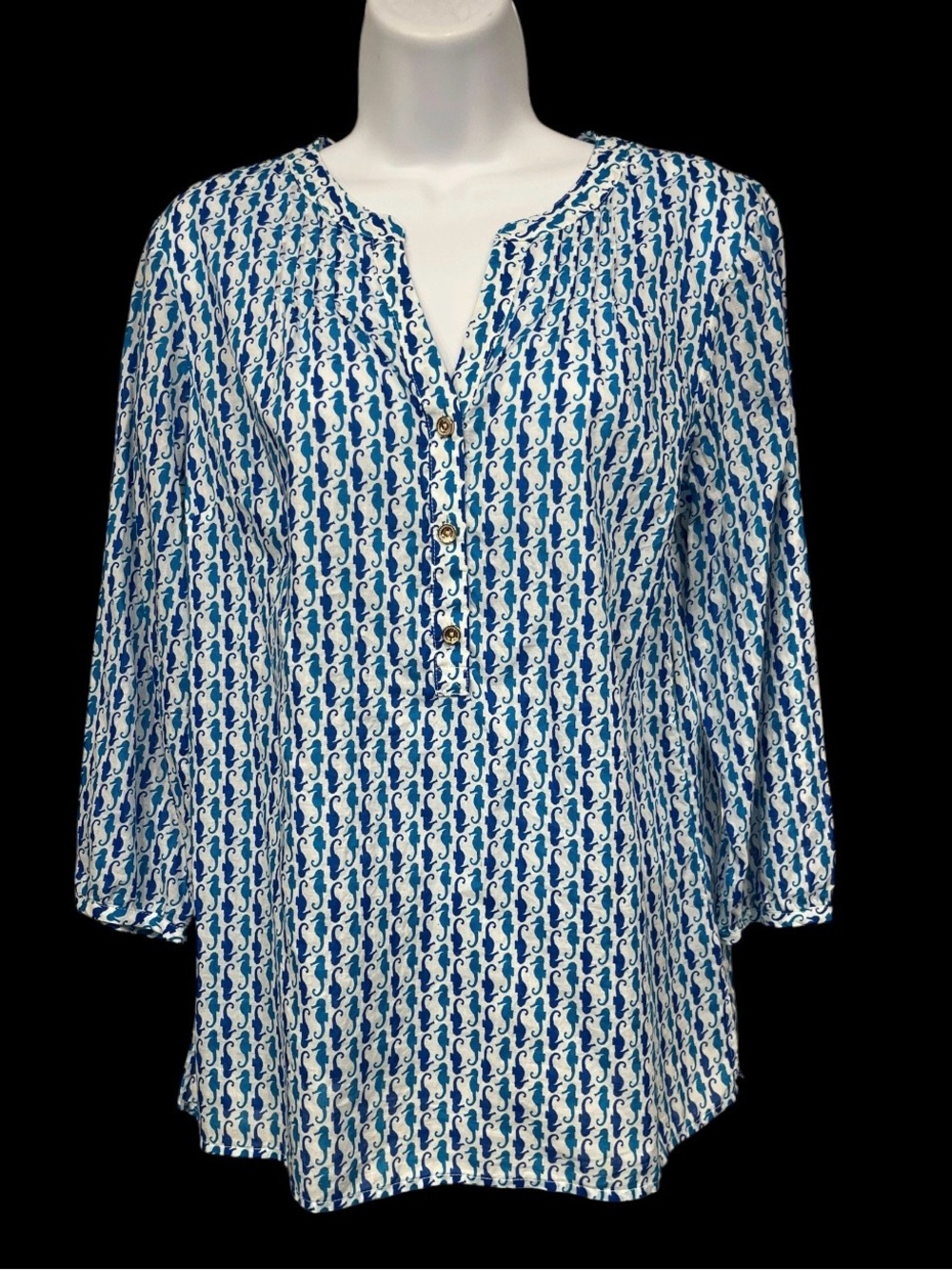 Talbots seahorse blouse 20” p2p - Picture 2 of 9